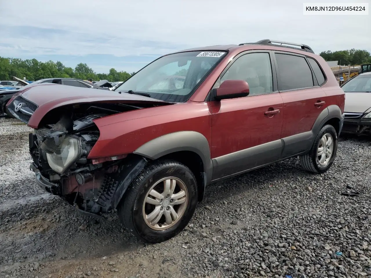 2006 Hyundai Tucson Gls VIN: KM8JN12D96U454224 Lot: 55673305