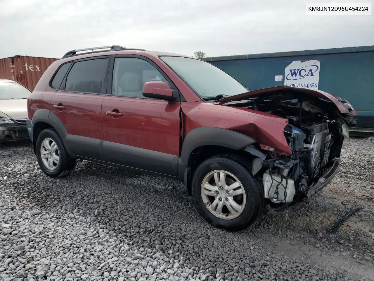 2006 Hyundai Tucson Gls VIN: KM8JN12D96U454224 Lot: 55673305
