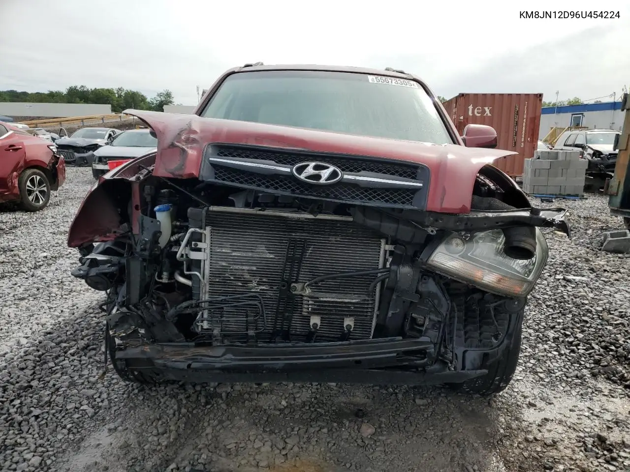 2006 Hyundai Tucson Gls VIN: KM8JN12D96U454224 Lot: 55673305