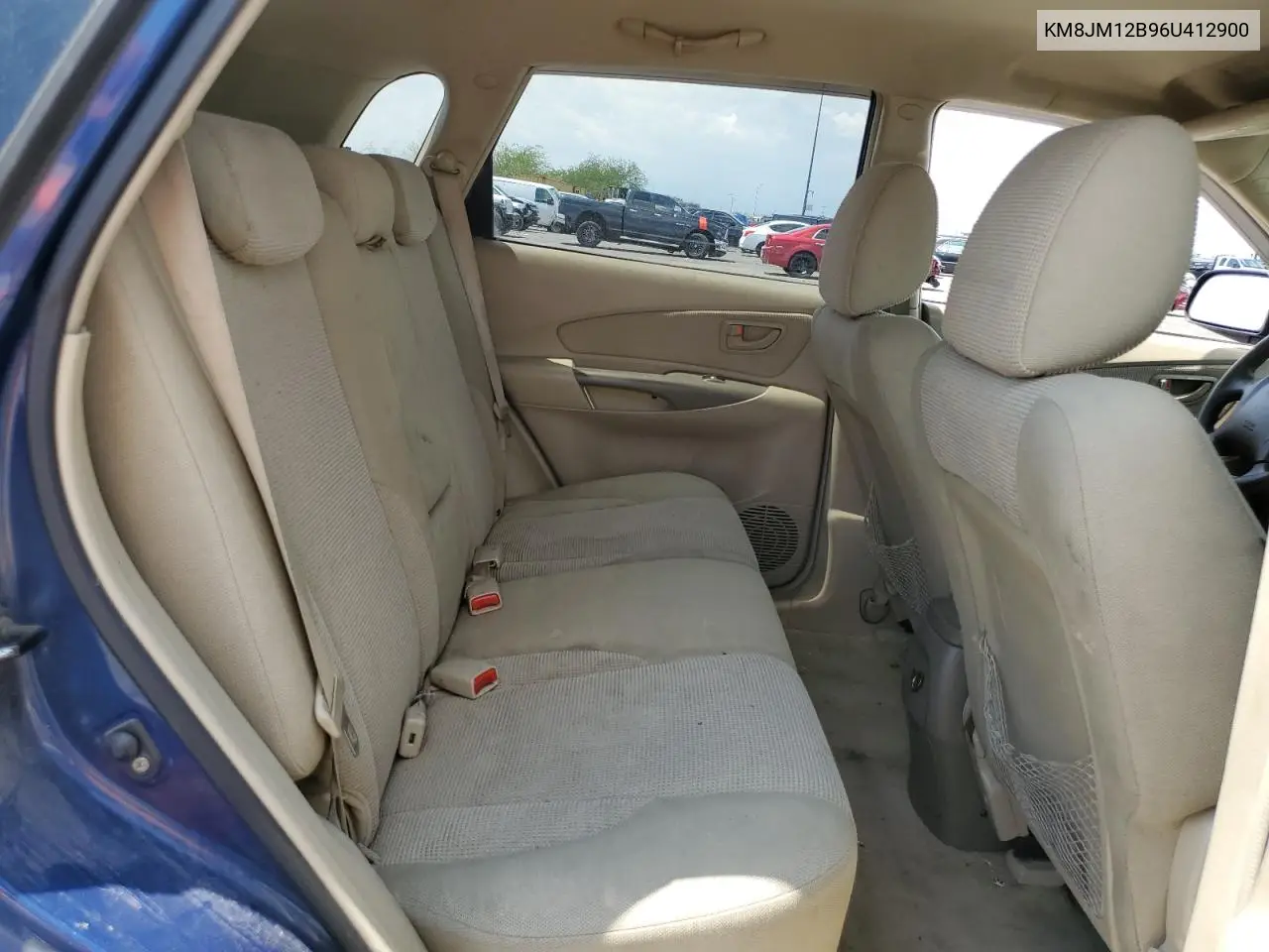 2006 Hyundai Tucson Gl VIN: KM8JM12B96U412900 Lot: 55779835