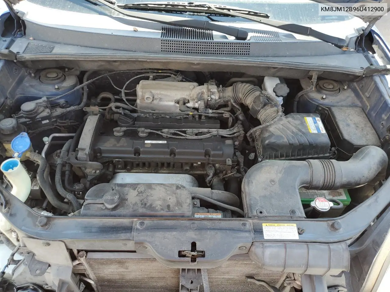 2006 Hyundai Tucson Gl VIN: KM8JM12B96U412900 Lot: 55779835