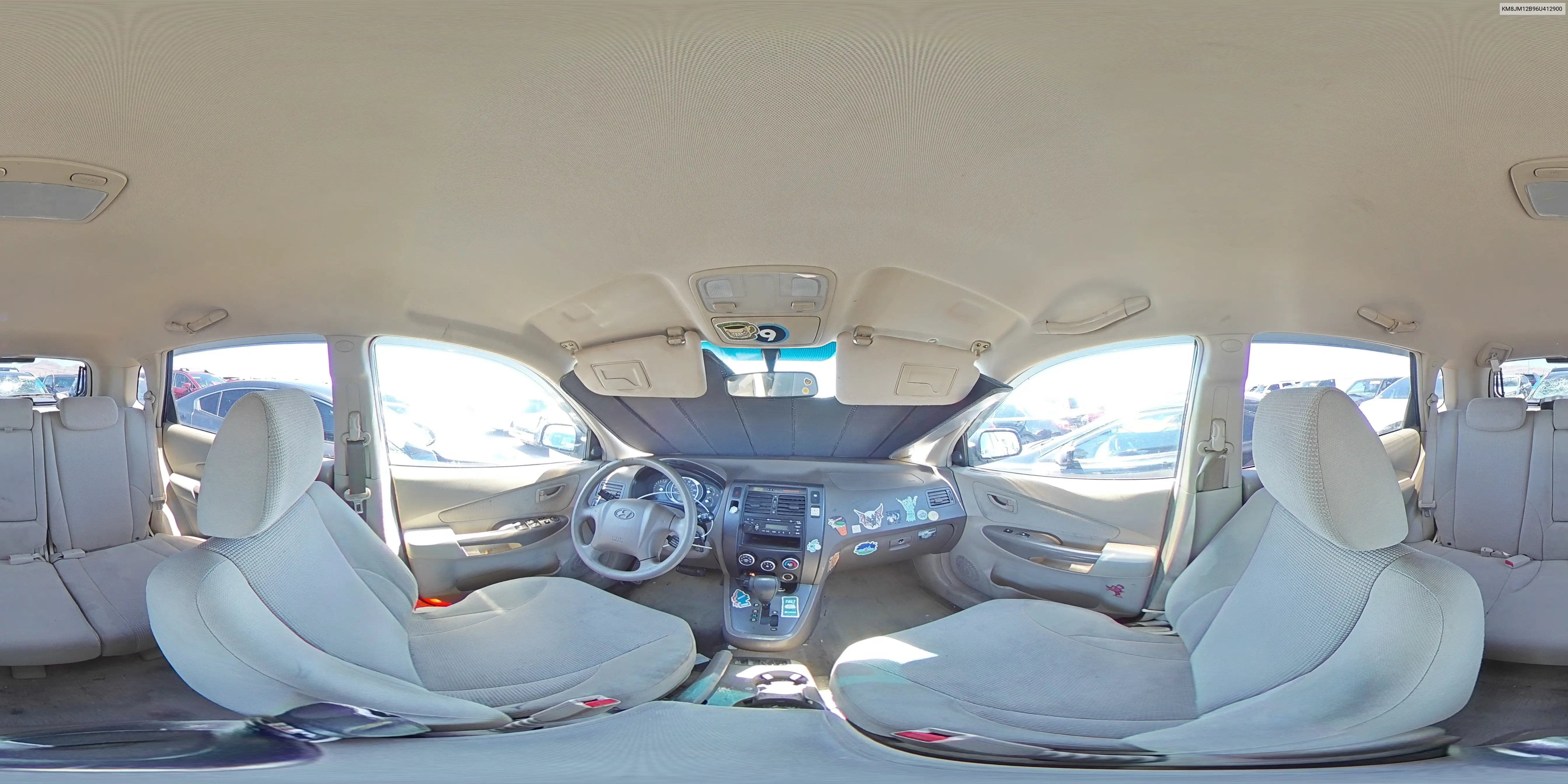 2006 Hyundai Tucson Gl VIN: KM8JM12B96U412900 Lot: 55779835