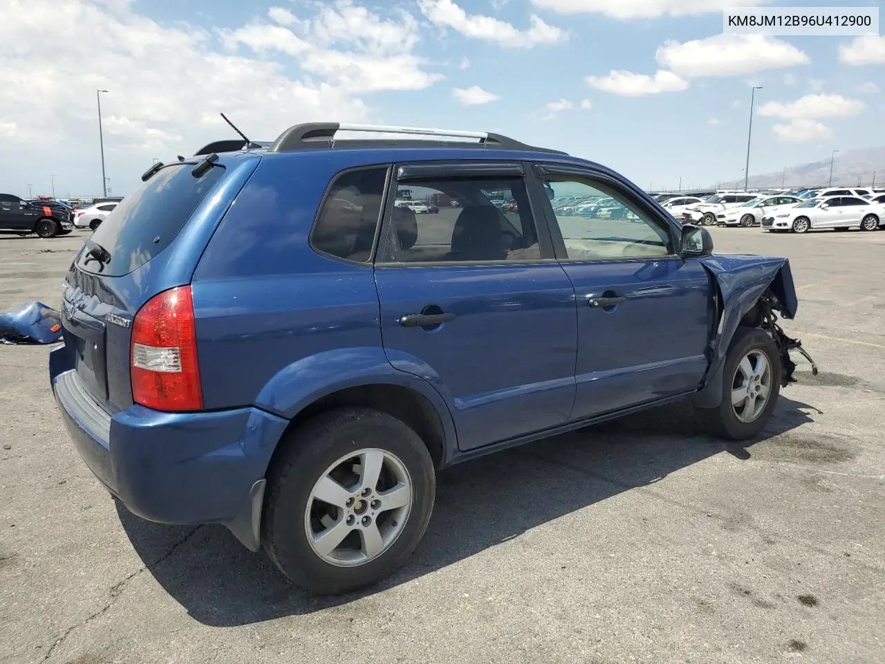 2006 Hyundai Tucson Gl VIN: KM8JM12B96U412900 Lot: 55779835