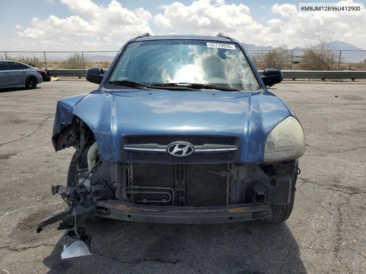 2006 Hyundai Tucson Gl VIN: KM8JM12B96U412900 Lot: 55779835