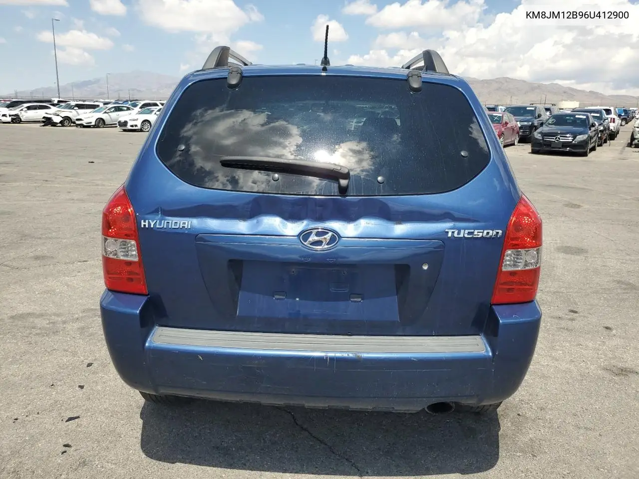 2006 Hyundai Tucson Gl VIN: KM8JM12B96U412900 Lot: 55779835