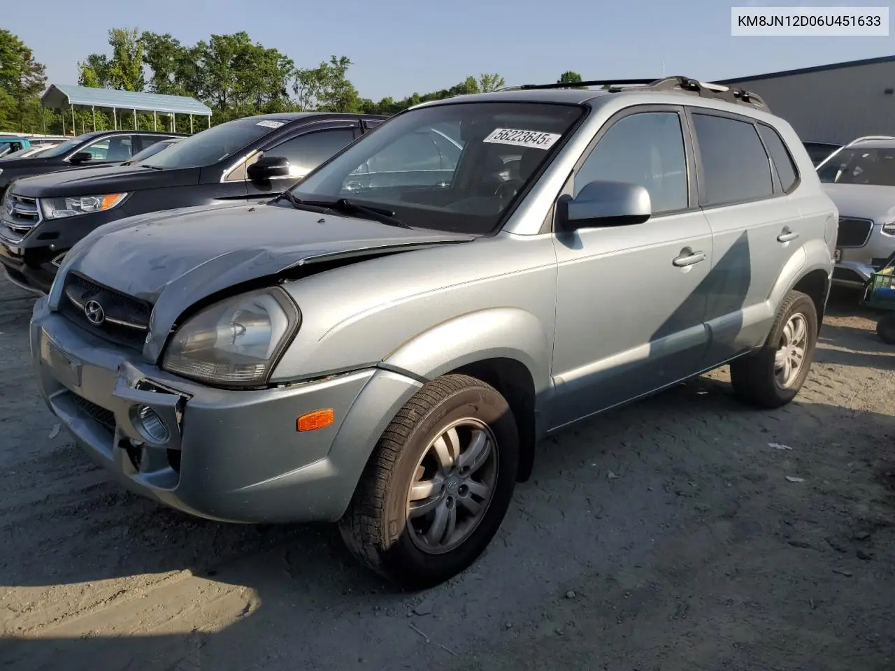 2006 Hyundai Tucson Gls VIN: KM8JN12D06U451633 Lot: 56223645
