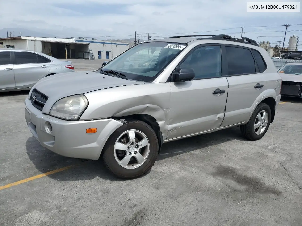 2006 Hyundai Tucson Gl VIN: KM8JM12B86U479021 Lot: 56679995
