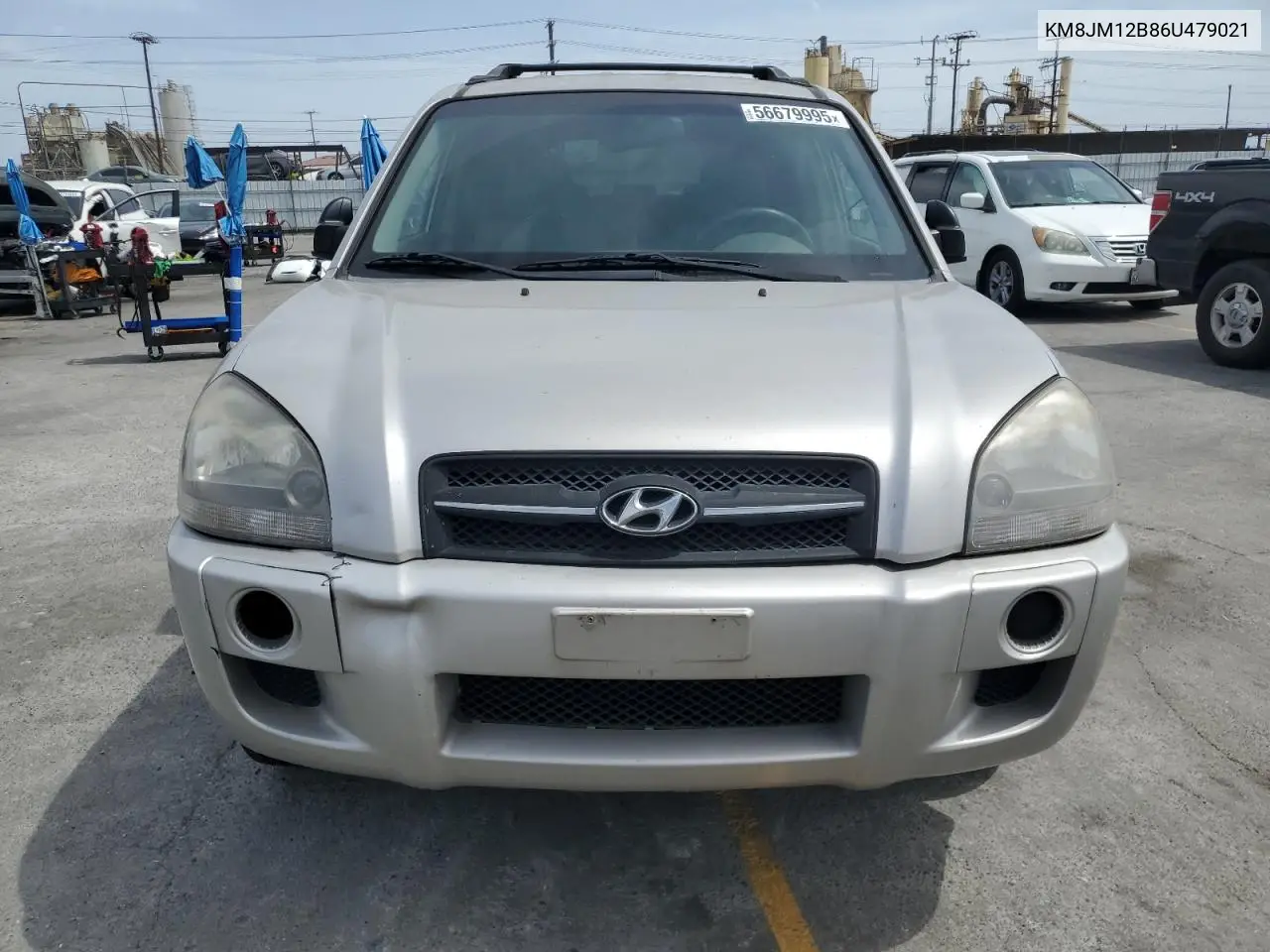 2006 Hyundai Tucson Gl VIN: KM8JM12B86U479021 Lot: 56679995