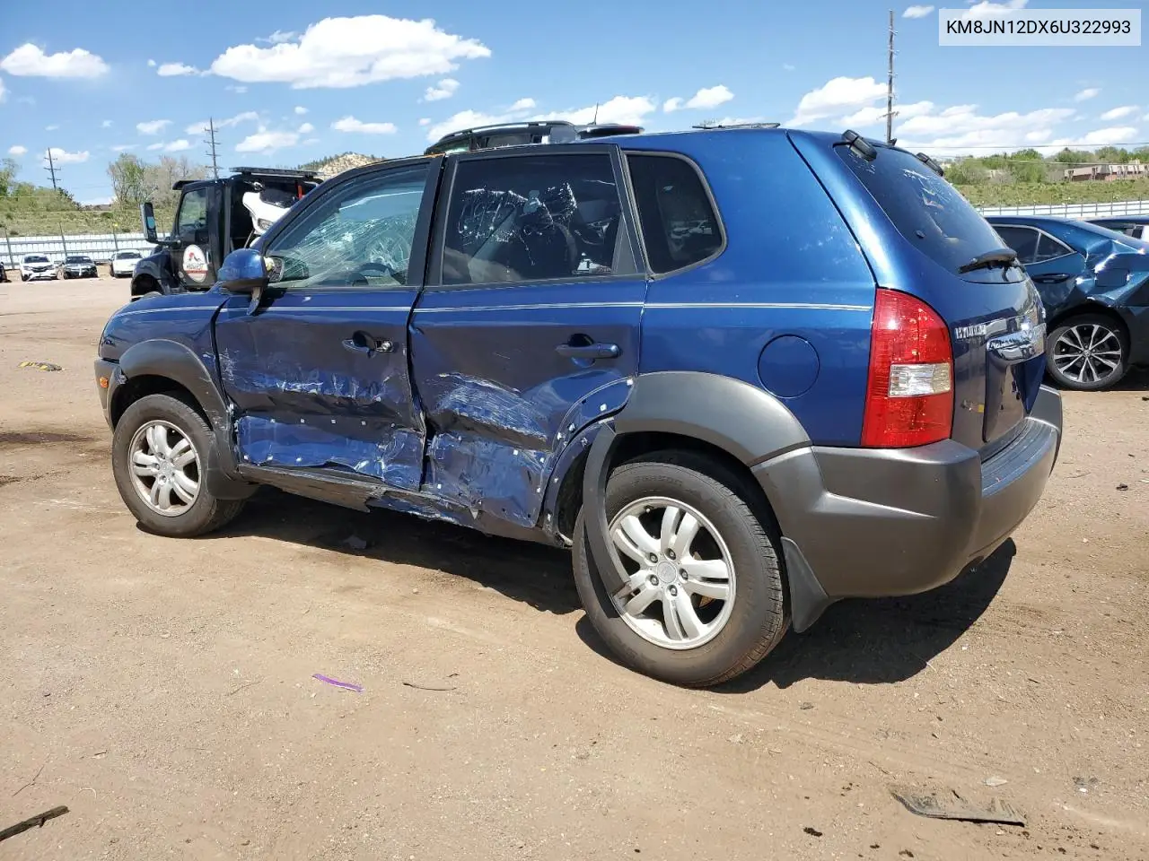 2006 Hyundai Tucson Gls VIN: KM8JN12DX6U322993 Lot: 56755855