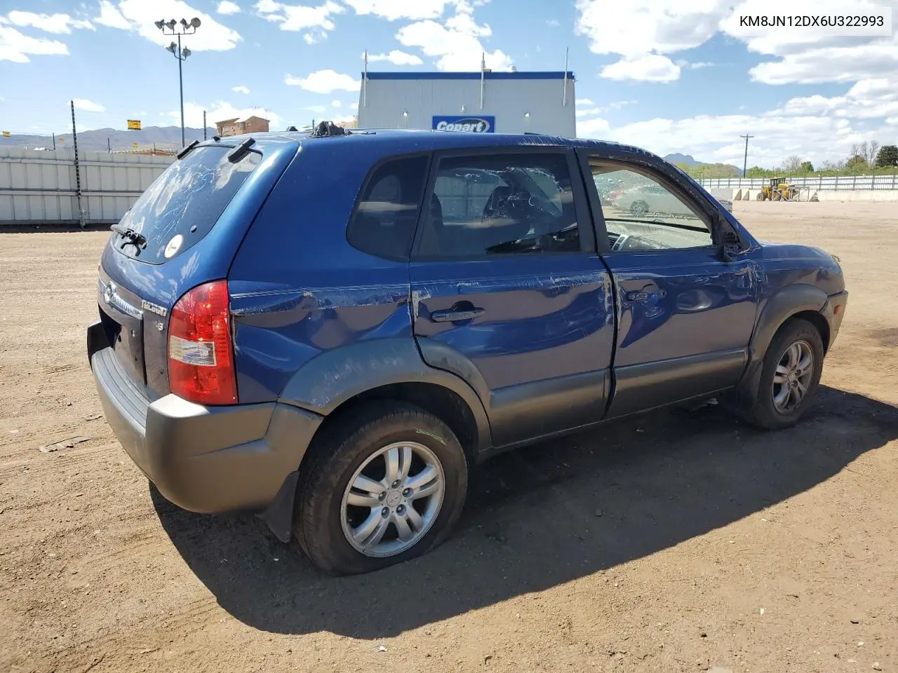 2006 Hyundai Tucson Gls VIN: KM8JN12DX6U322993 Lot: 56755855
