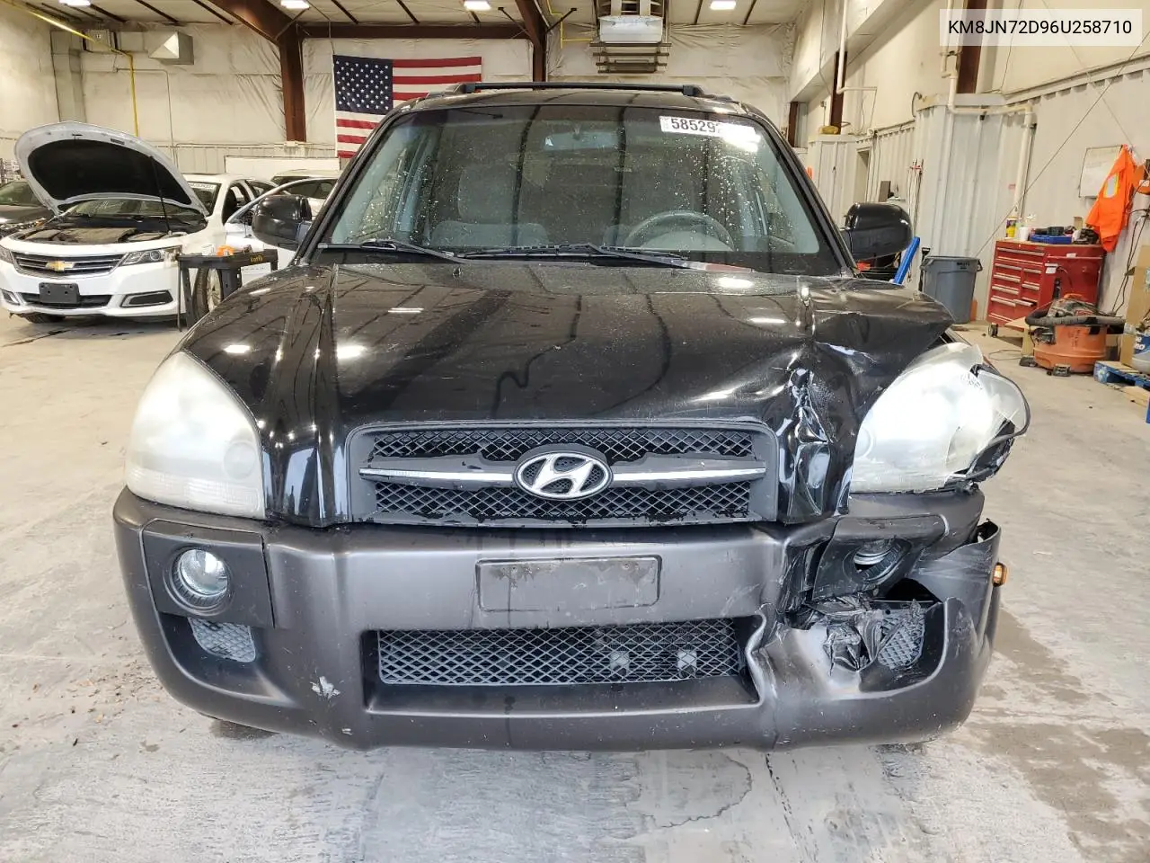 2006 Hyundai Tucson Gls VIN: KM8JN72D96U258710 Lot: 58529295