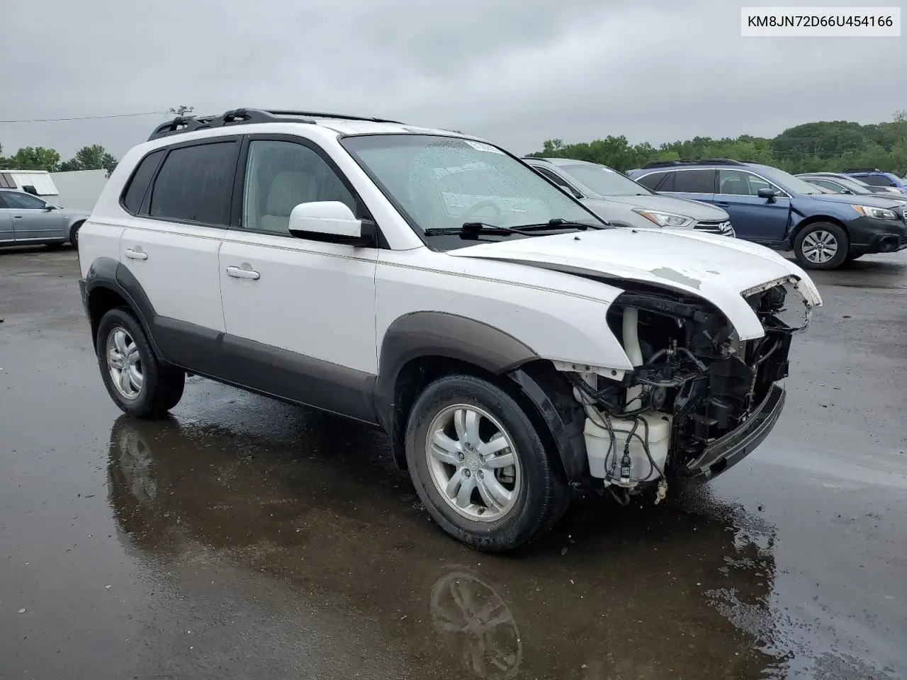 2006 Hyundai Tucson Gls VIN: KM8JN72D66U454166 Lot: 61362585