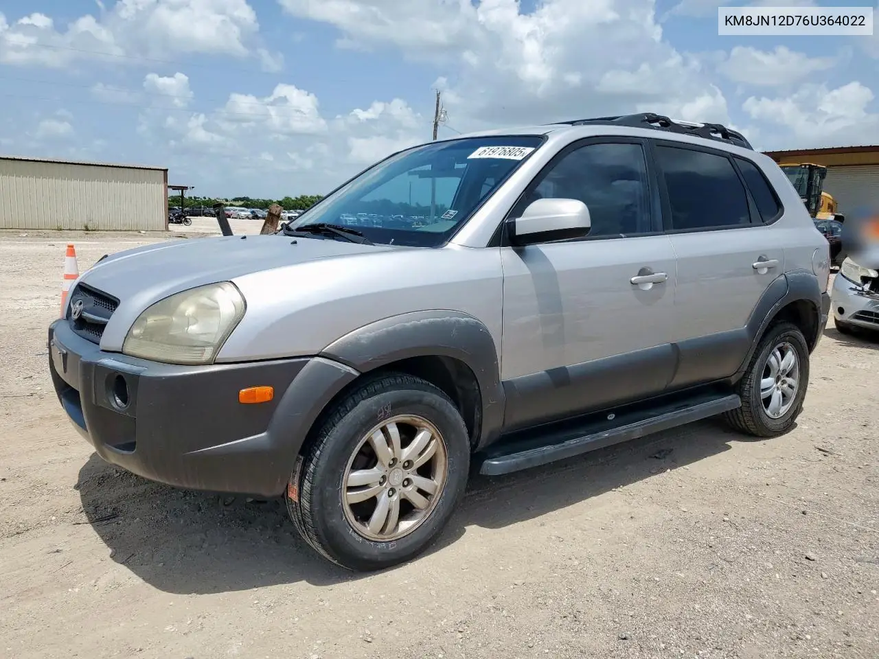 2006 Hyundai Tucson Gls VIN: KM8JN12D76U364022 Lot: 61976805