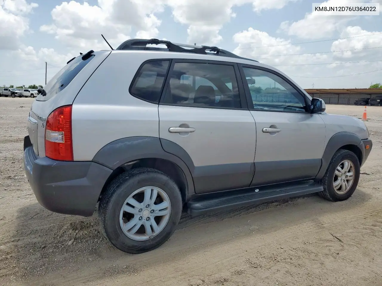 2006 Hyundai Tucson Gls VIN: KM8JN12D76U364022 Lot: 61976805