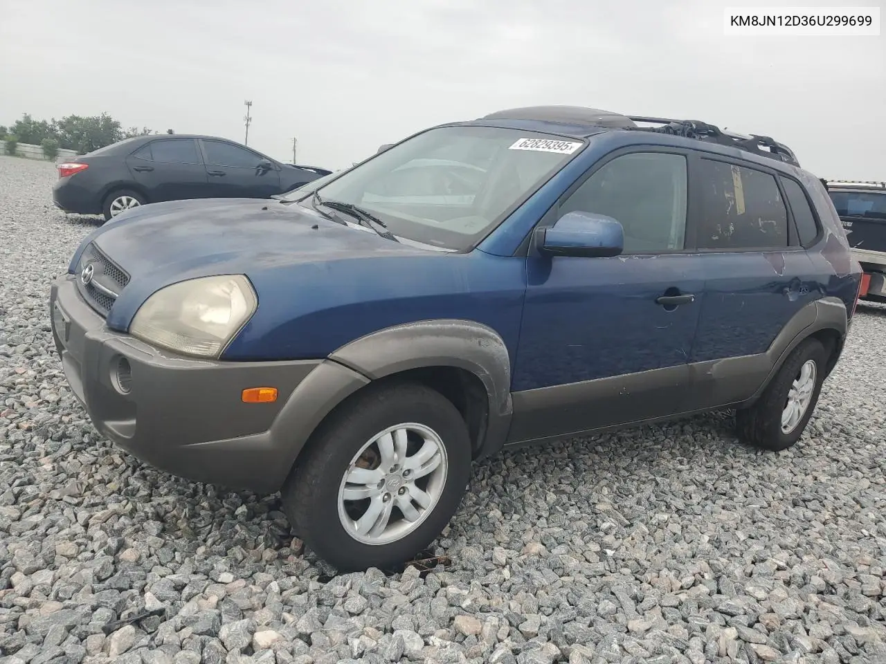 2006 Hyundai Tucson Gls VIN: KM8JN12D36U299699 Lot: 62829395