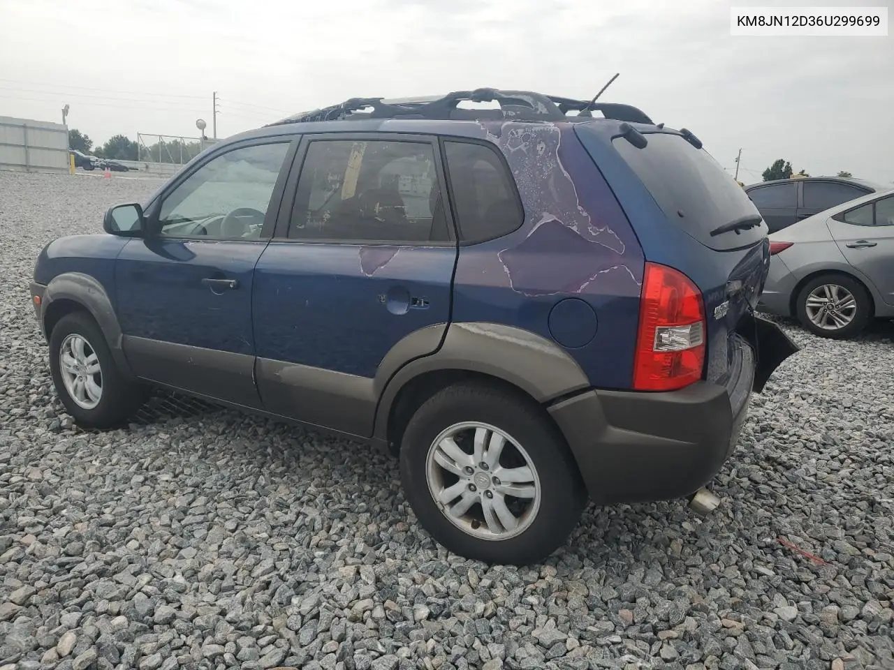 2006 Hyundai Tucson Gls VIN: KM8JN12D36U299699 Lot: 62829395