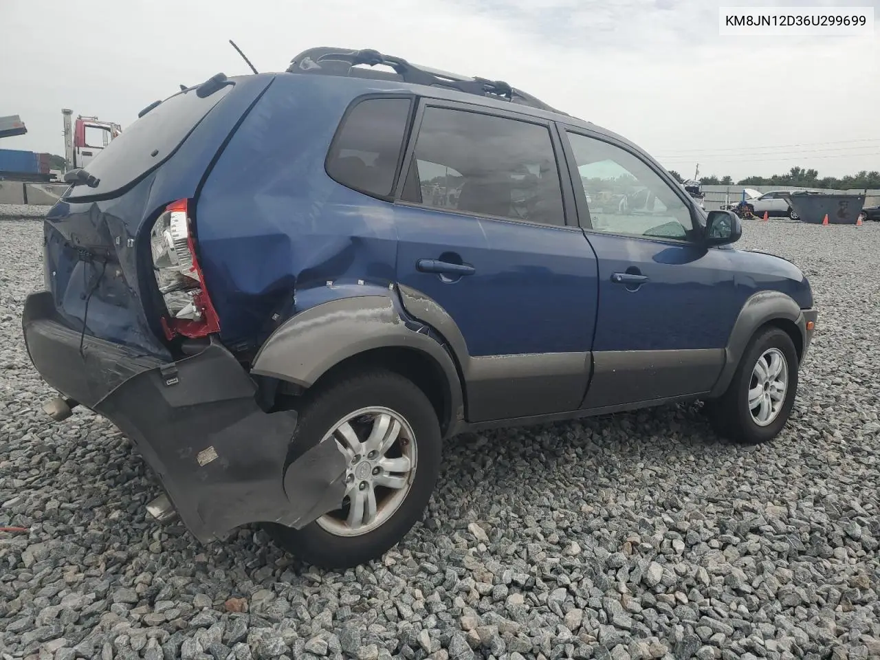 2006 Hyundai Tucson Gls VIN: KM8JN12D36U299699 Lot: 62829395