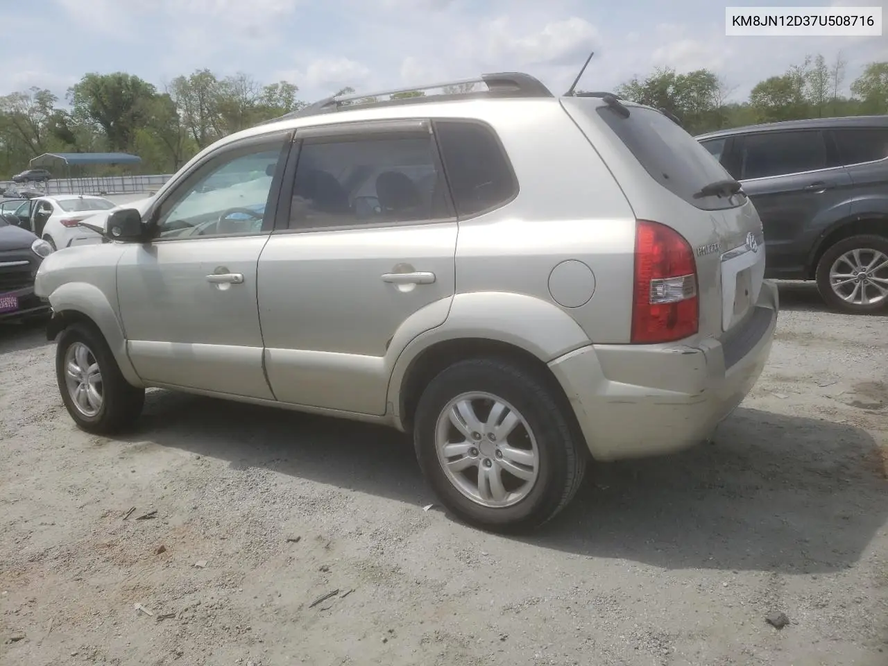 2007 Hyundai Tucson Se VIN: KM8JN12D37U508716 Lot: 52168205