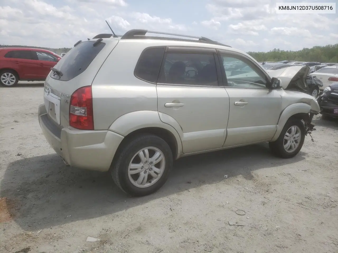 2007 Hyundai Tucson Se VIN: KM8JN12D37U508716 Lot: 52168205