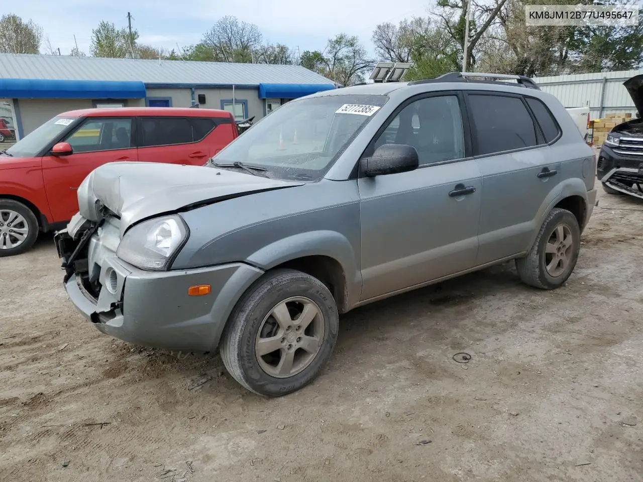 2007 Hyundai Tucson Gls VIN: KM8JM12B77U495647 Lot: 52772385