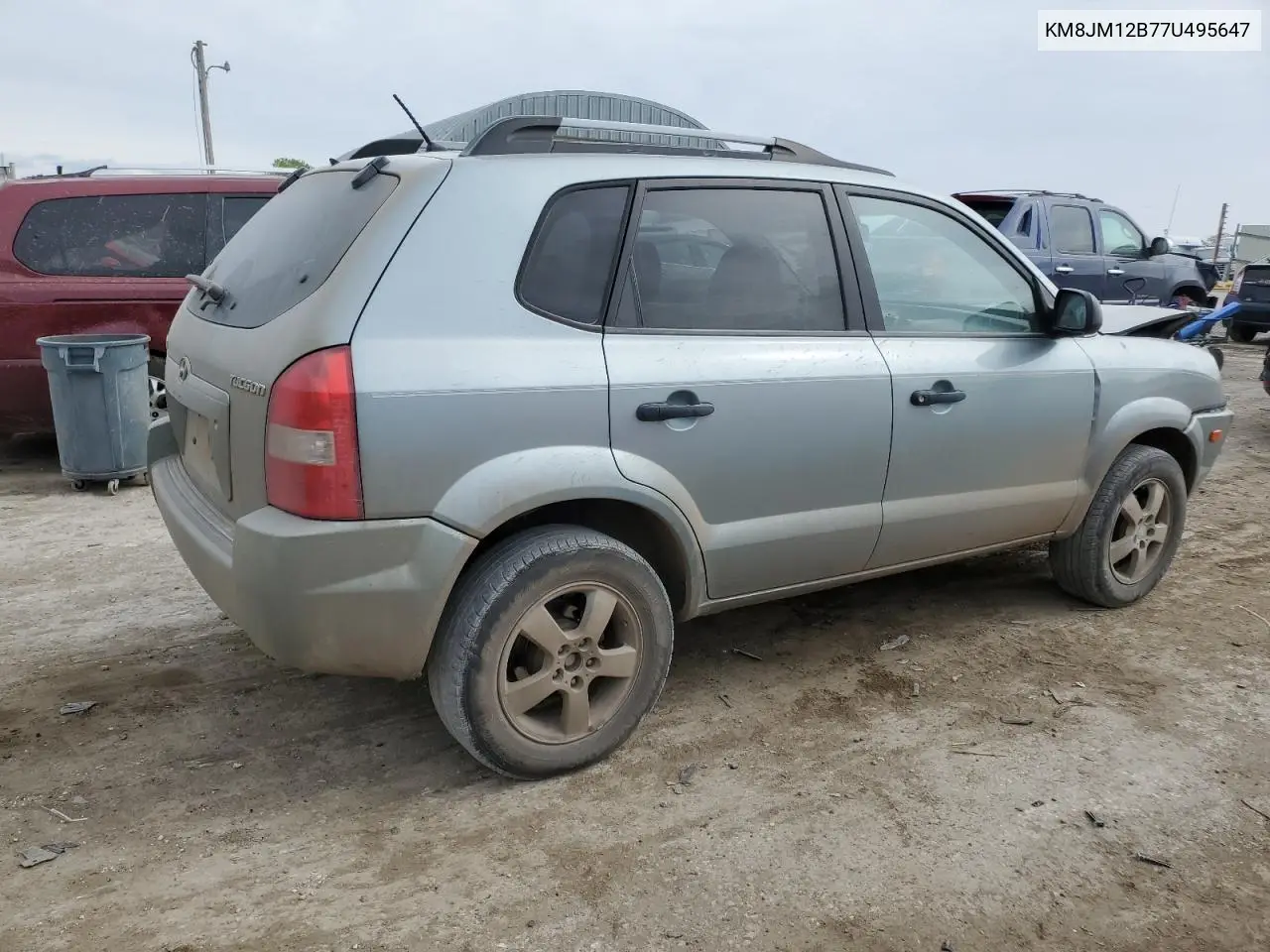2007 Hyundai Tucson Gls VIN: KM8JM12B77U495647 Lot: 52772385