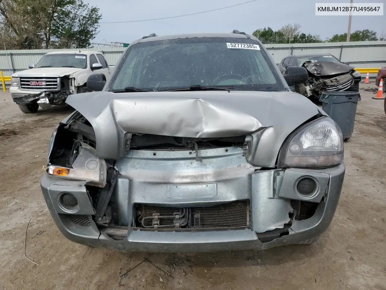 2007 Hyundai Tucson Gls VIN: KM8JM12B77U495647 Lot: 52772385