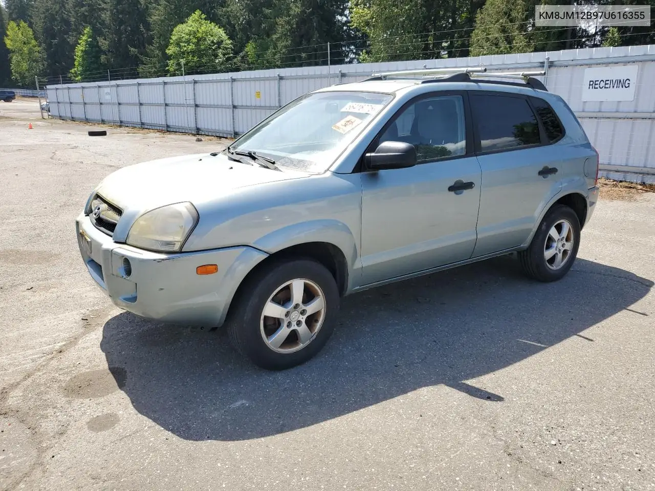 2007 Hyundai Tucson Gls VIN: KM8JM12B97U616355 Lot: 56416775