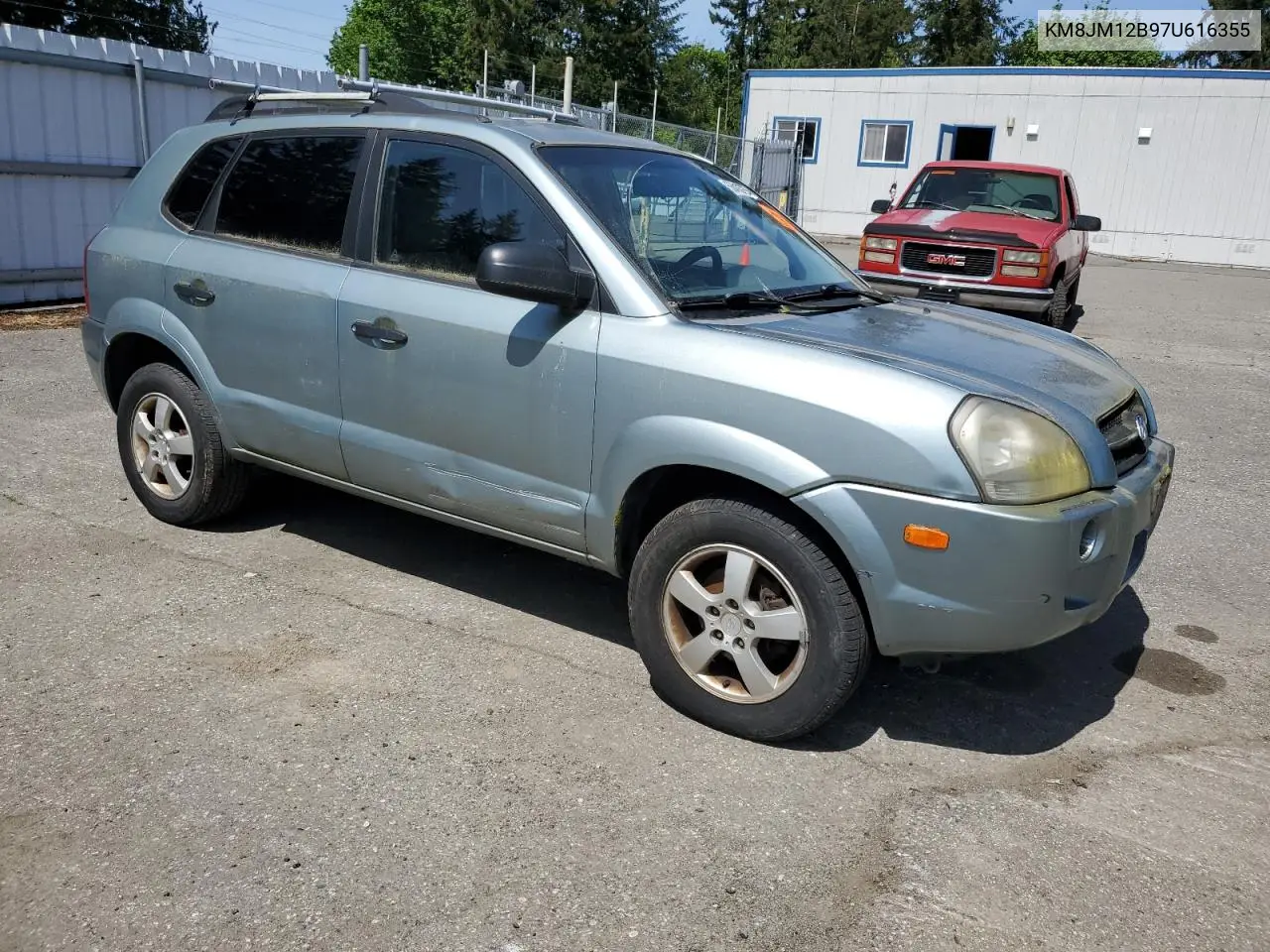 2007 Hyundai Tucson Gls VIN: KM8JM12B97U616355 Lot: 56416775