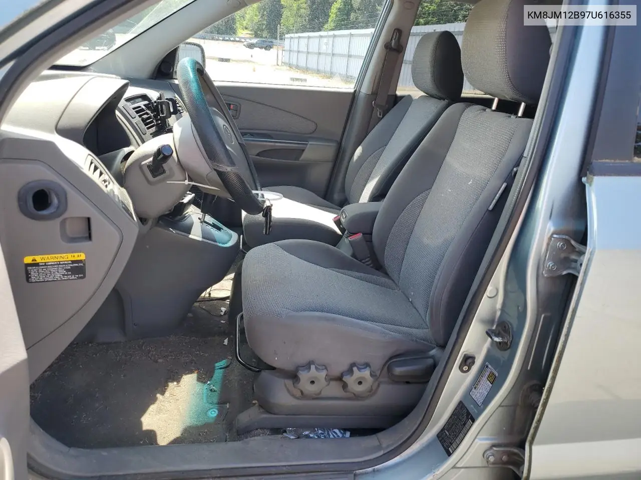 2007 Hyundai Tucson Gls VIN: KM8JM12B97U616355 Lot: 56416775