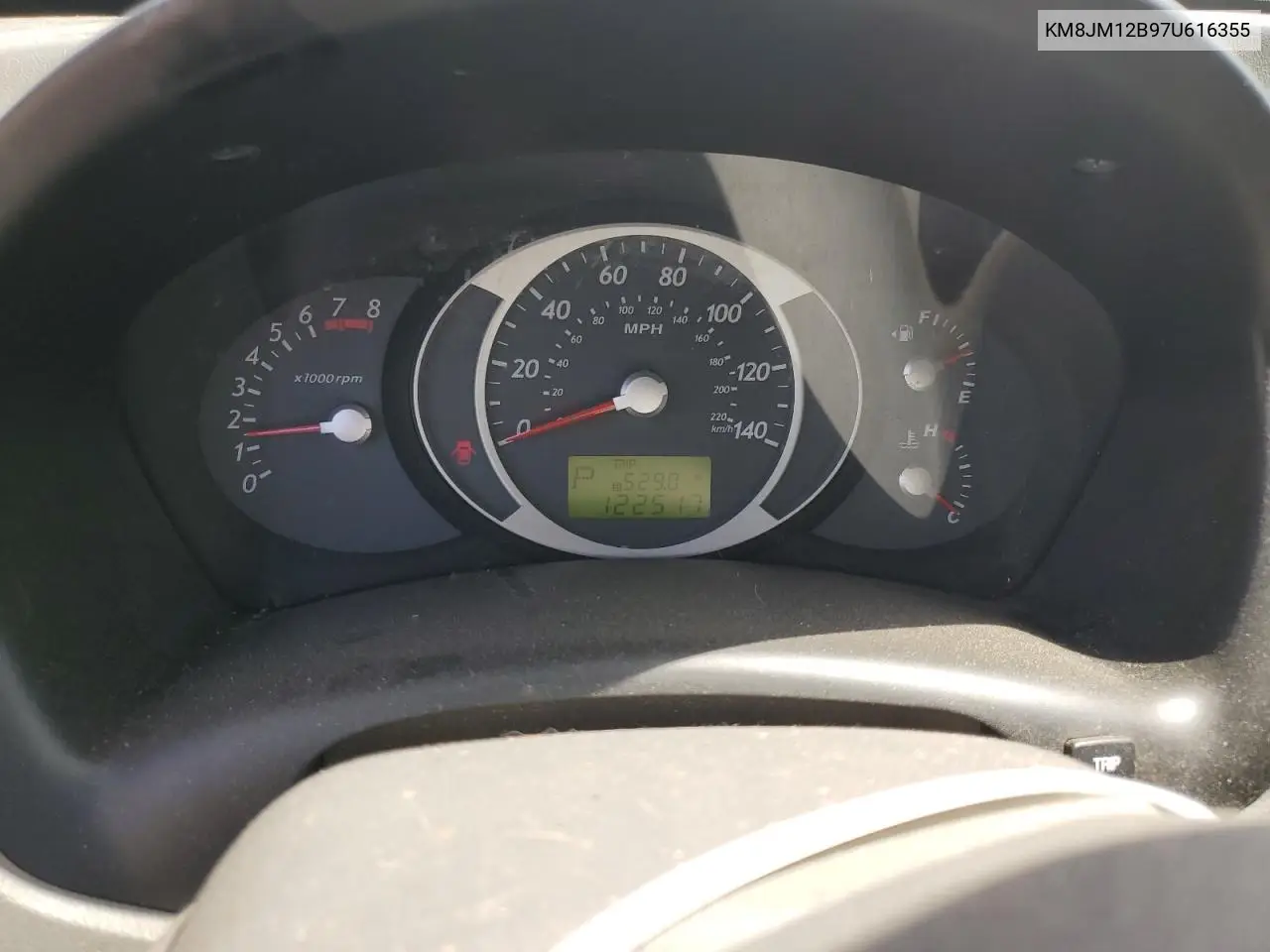 2007 Hyundai Tucson Gls VIN: KM8JM12B97U616355 Lot: 56416775
