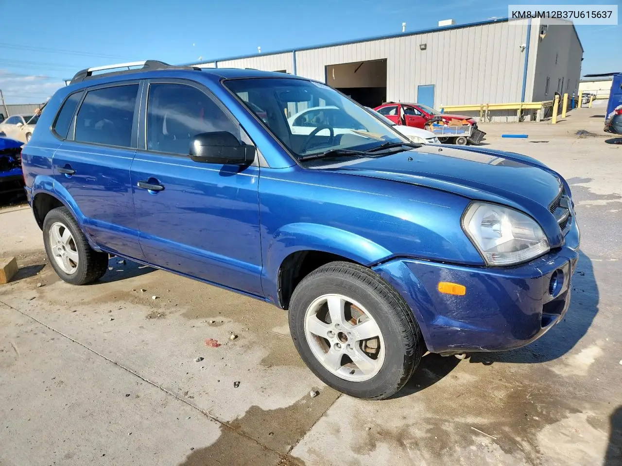 2007 Hyundai Tucson Gls VIN: KM8JM12B37U615637 Lot: 59205175