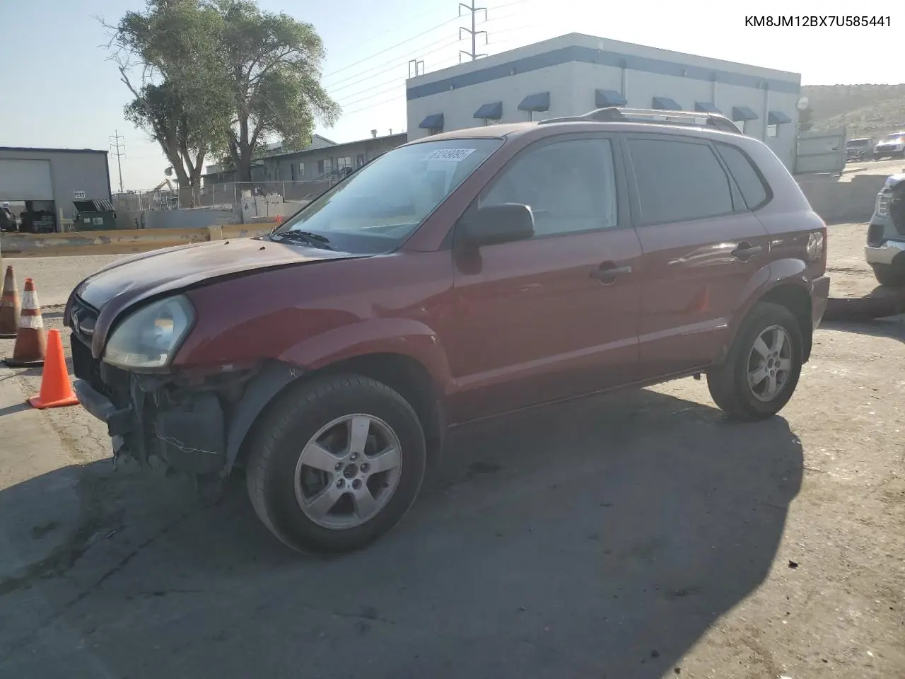 2007 Hyundai Tucson Gls VIN: KM8JM12BX7U585441 Lot: 61249095