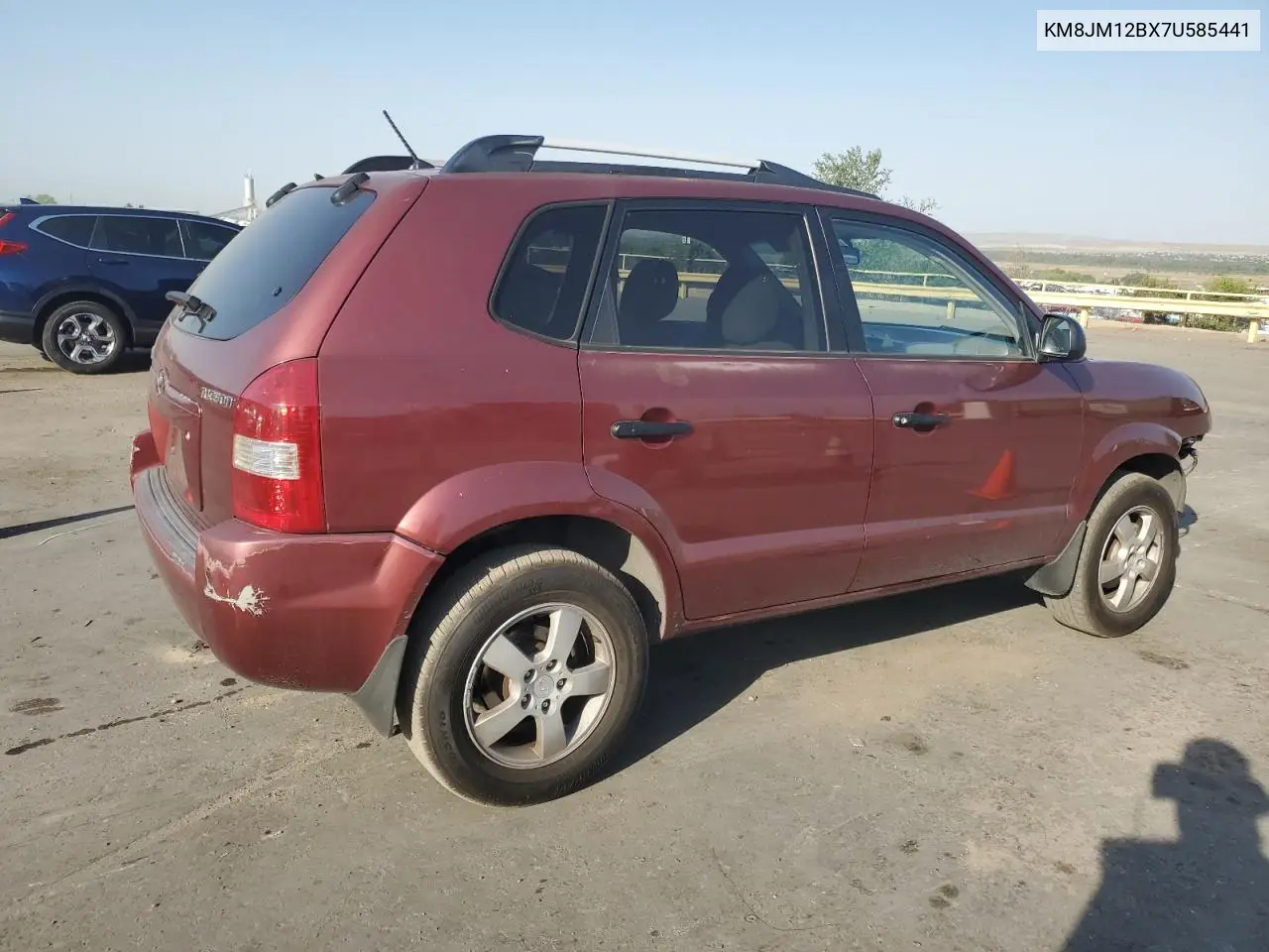 2007 Hyundai Tucson Gls VIN: KM8JM12BX7U585441 Lot: 61249095