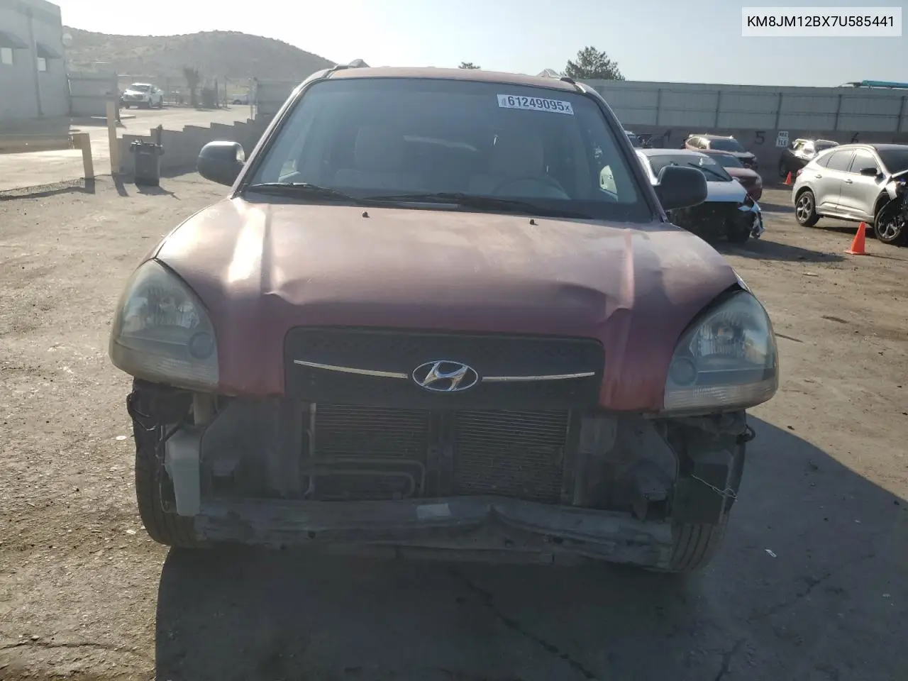 2007 Hyundai Tucson Gls VIN: KM8JM12BX7U585441 Lot: 61249095