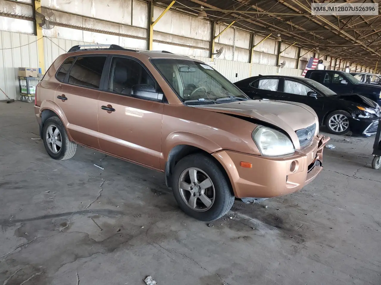 2007 Hyundai Tucson Gls VIN: KM8JM12B07U526396 Lot: 61802375