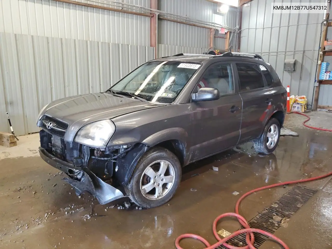 2007 Hyundai Tucson Gls VIN: KM8JM12B77U547312 Lot: 61903915