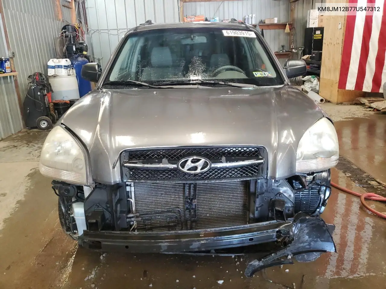 2007 Hyundai Tucson Gls VIN: KM8JM12B77U547312 Lot: 61903915