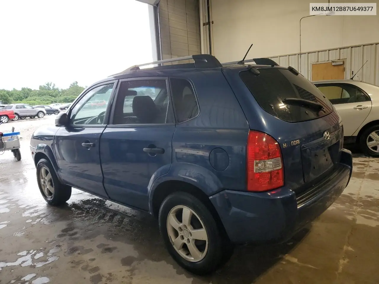 2007 Hyundai Tucson Gls VIN: KM8JM12B87U649377 Lot: 62232575