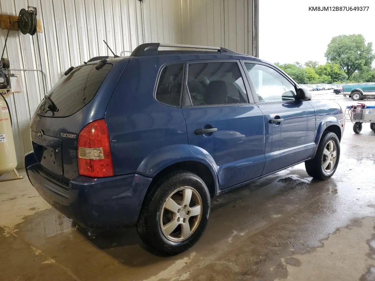 2007 Hyundai Tucson Gls VIN: KM8JM12B87U649377 Lot: 62232575