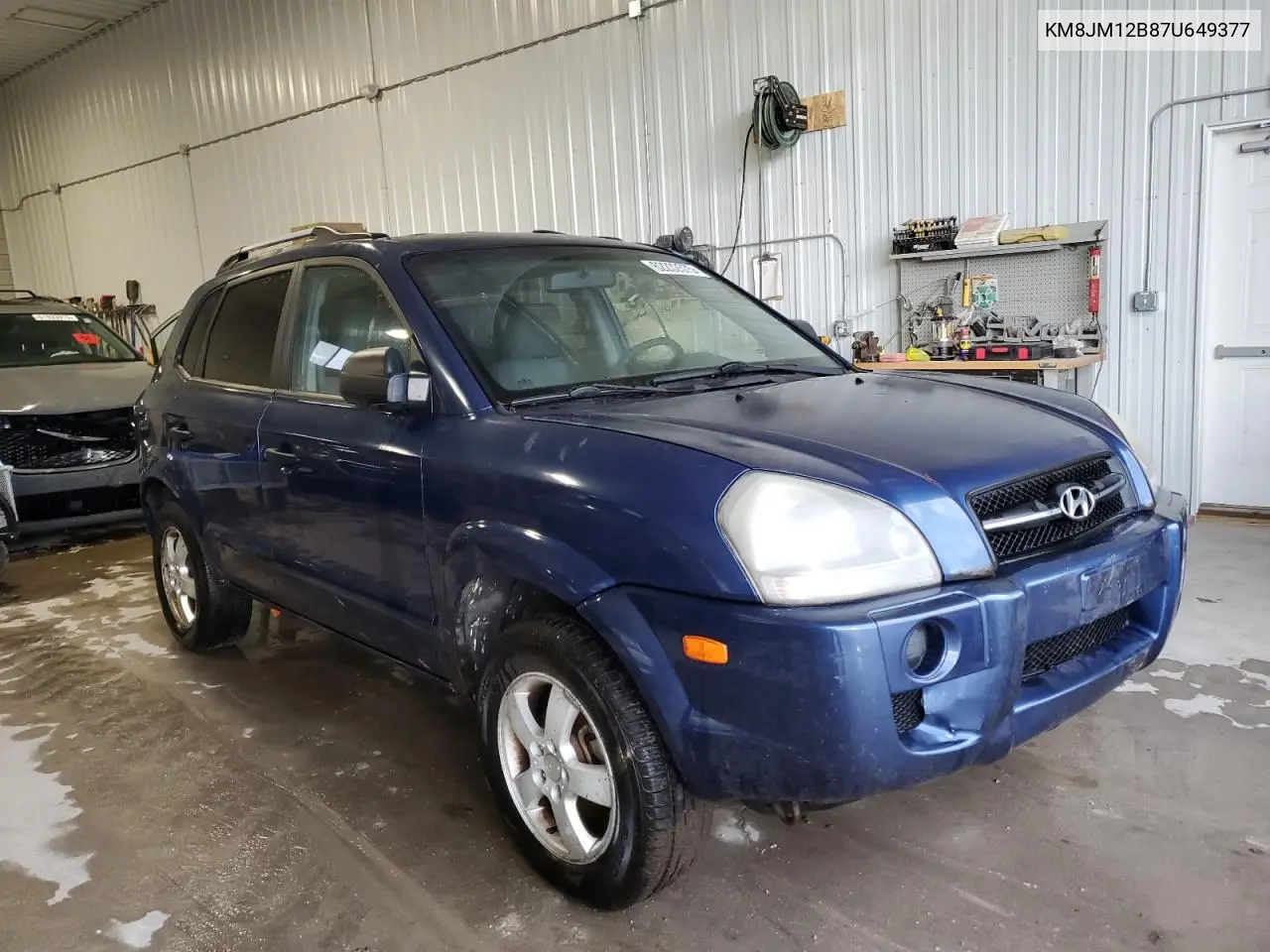 2007 Hyundai Tucson Gls VIN: KM8JM12B87U649377 Lot: 62232575