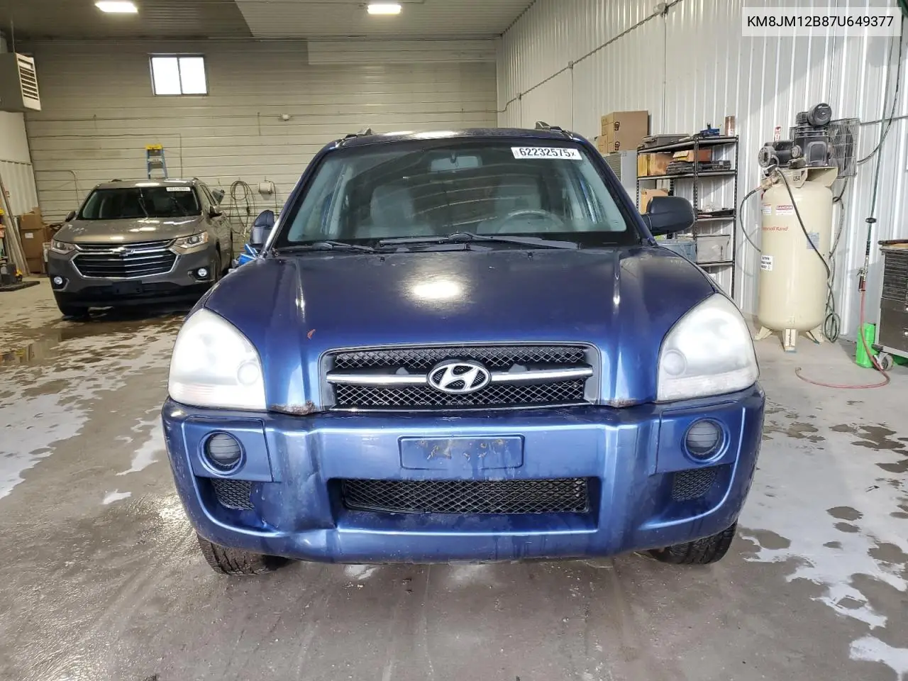 2007 Hyundai Tucson Gls VIN: KM8JM12B87U649377 Lot: 62232575