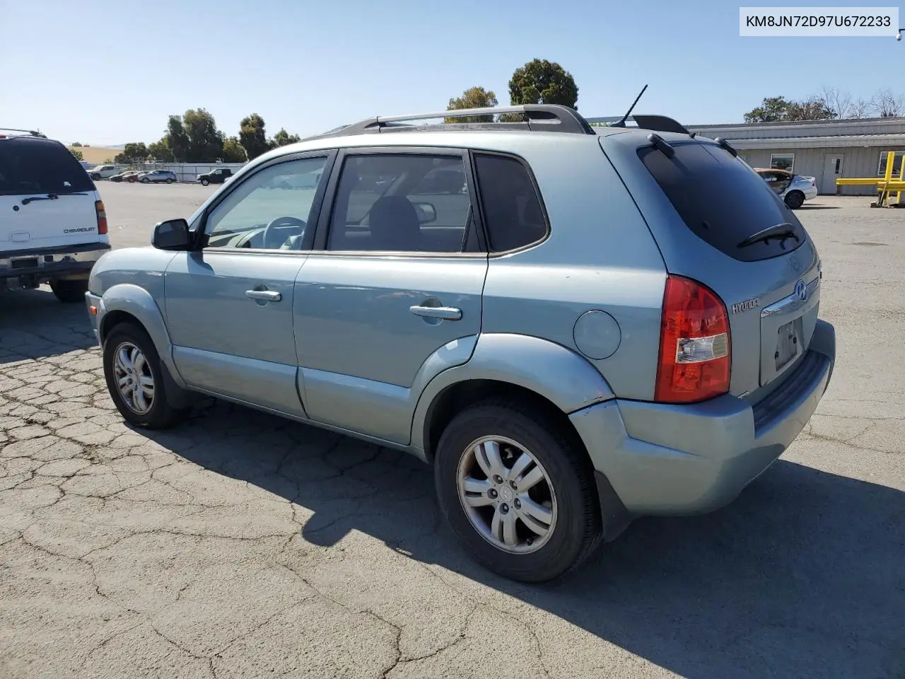 2007 Hyundai Tucson Se VIN: KM8JN72D97U672233 Lot: 62538665