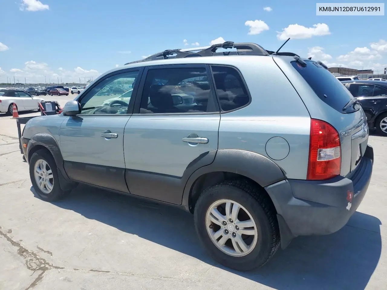 2007 Hyundai Tucson Se VIN: KM8JN12D87U612991 Lot: 62695105