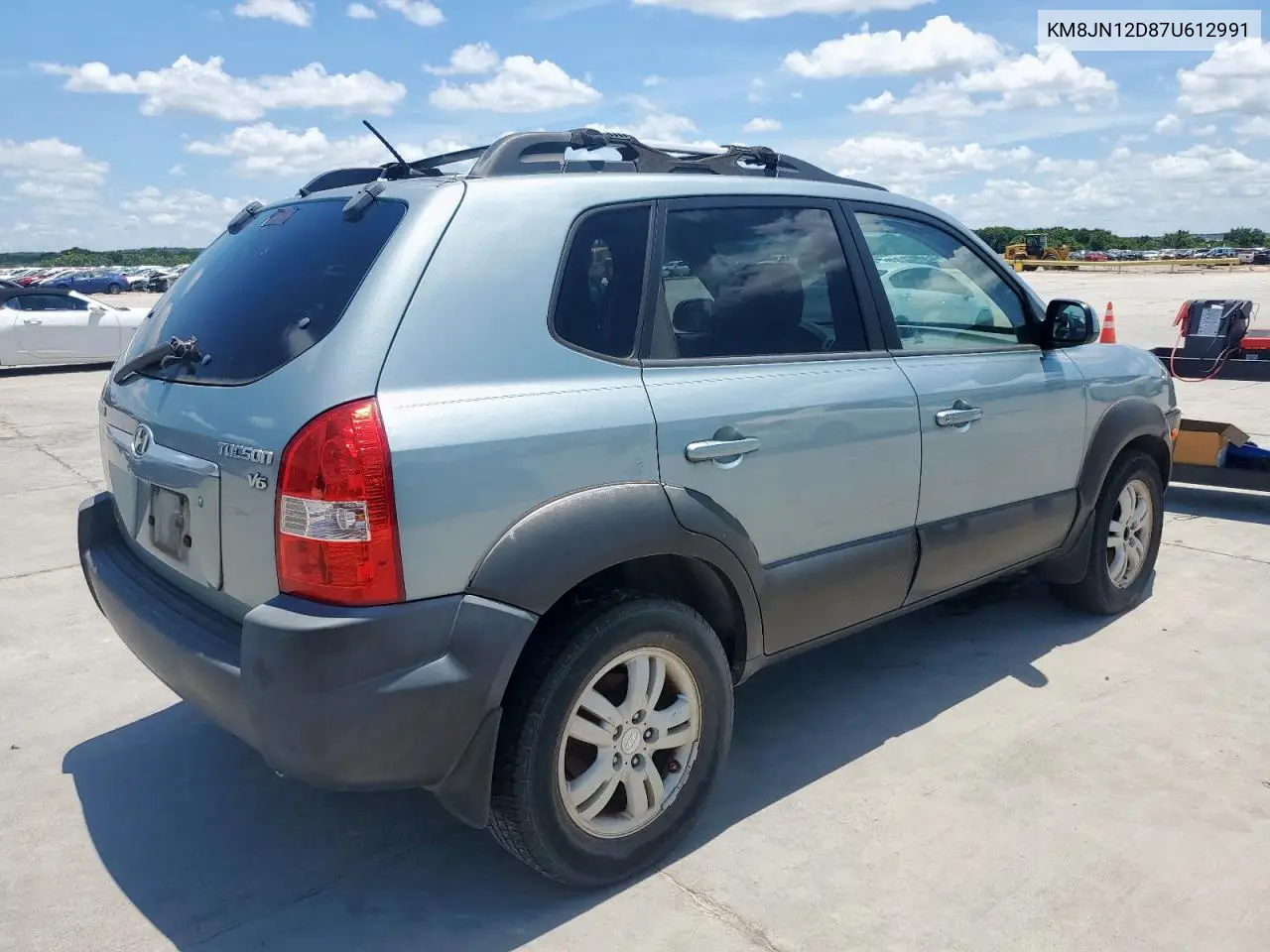 2007 Hyundai Tucson Se VIN: KM8JN12D87U612991 Lot: 62695105