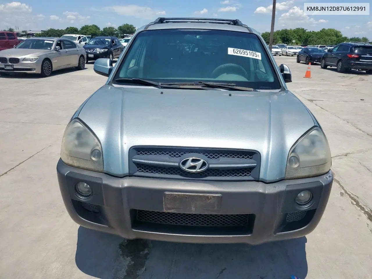 2007 Hyundai Tucson Se VIN: KM8JN12D87U612991 Lot: 62695105