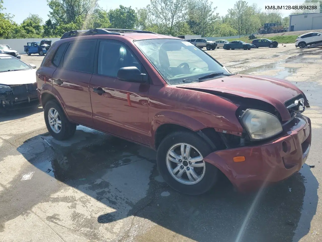 2008 Hyundai Tucson Gls VIN: KM8JM12B48U894288 Lot: 56229655