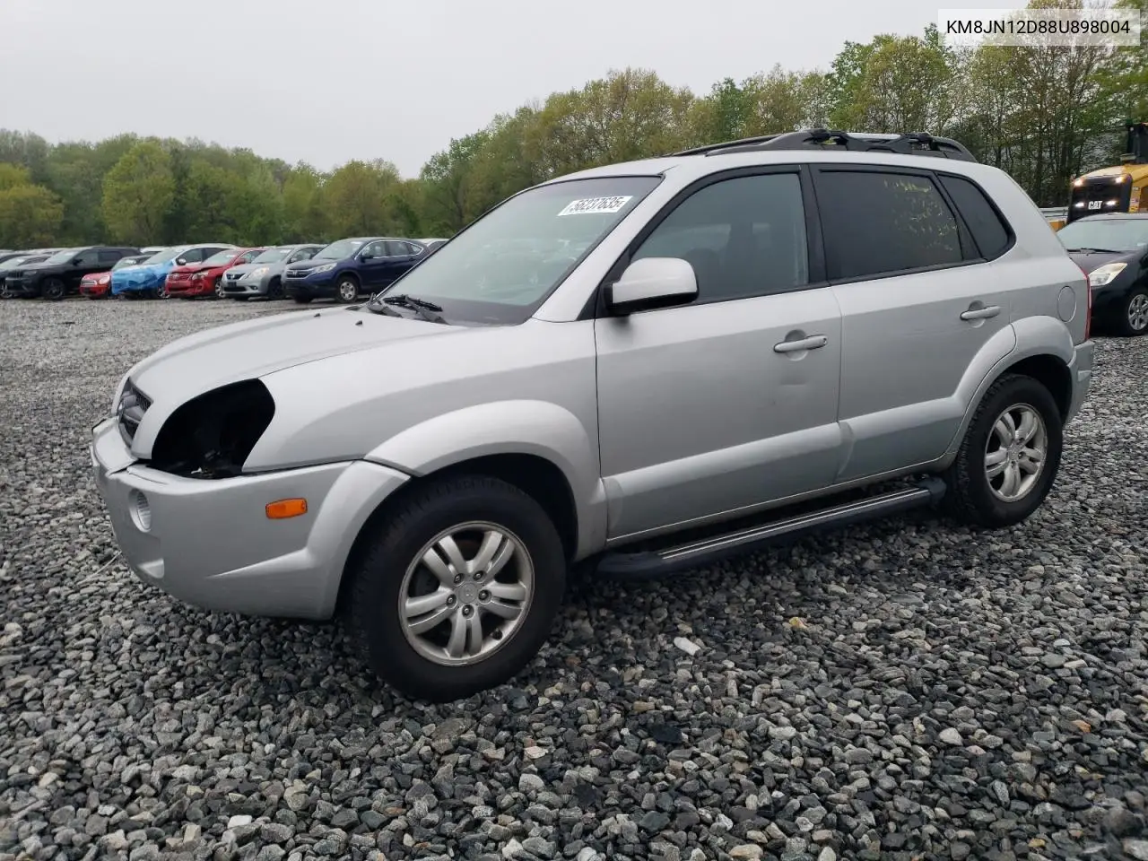 2008 Hyundai Tucson Se VIN: KM8JN12D88U898004 Lot: 56237635
