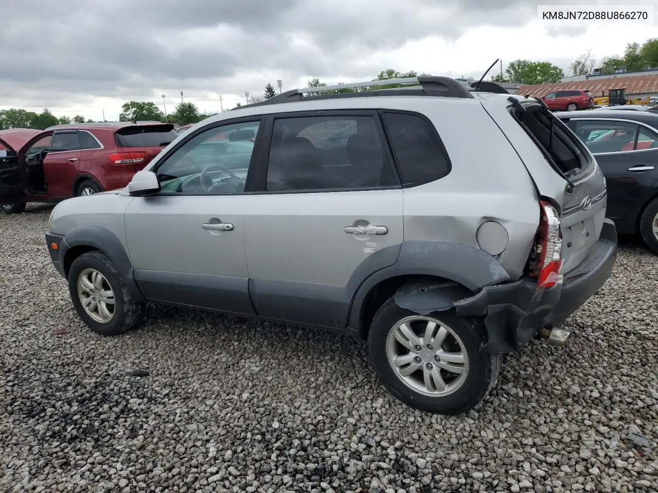 2008 Hyundai Tucson Se VIN: KM8JN72D88U866270 Lot: 56294405