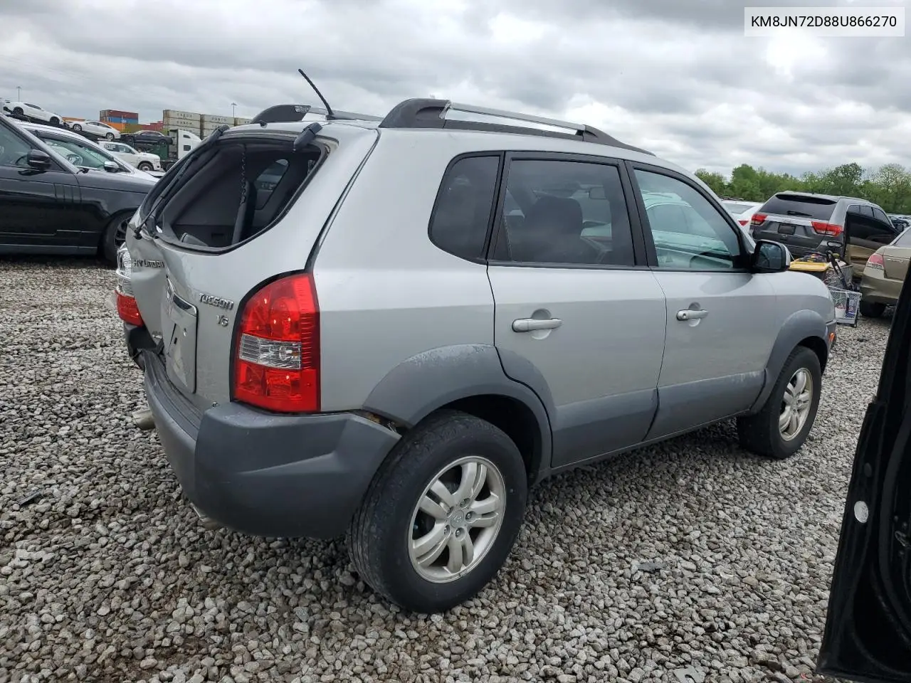 2008 Hyundai Tucson Se VIN: KM8JN72D88U866270 Lot: 56294405
