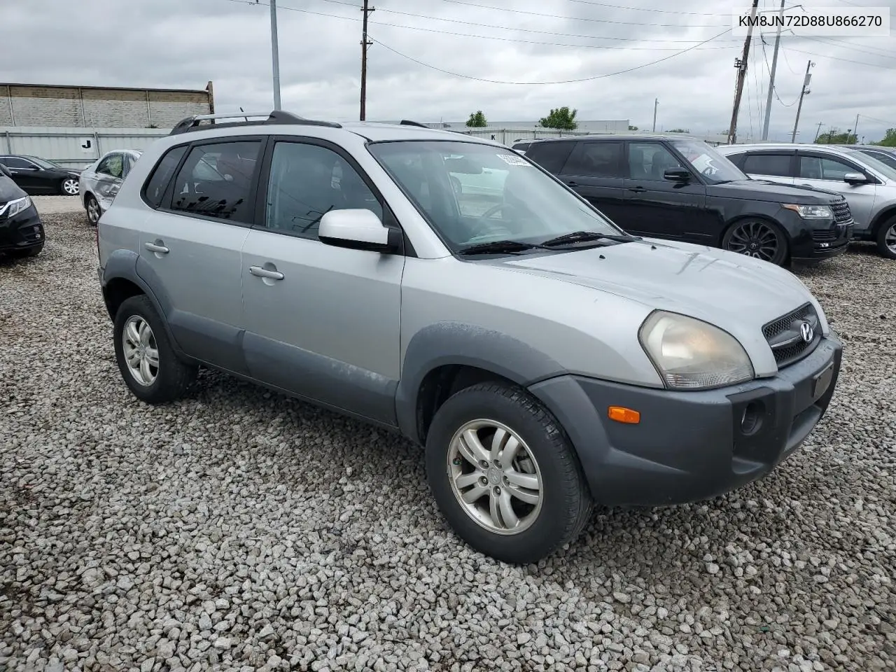 2008 Hyundai Tucson Se VIN: KM8JN72D88U866270 Lot: 56294405